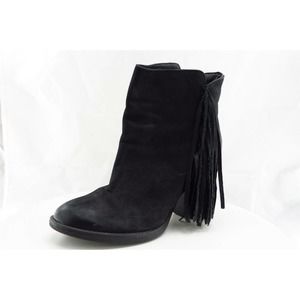 Steve Madden‎ Boot Sz 9 M Short Boots Black Leather Women